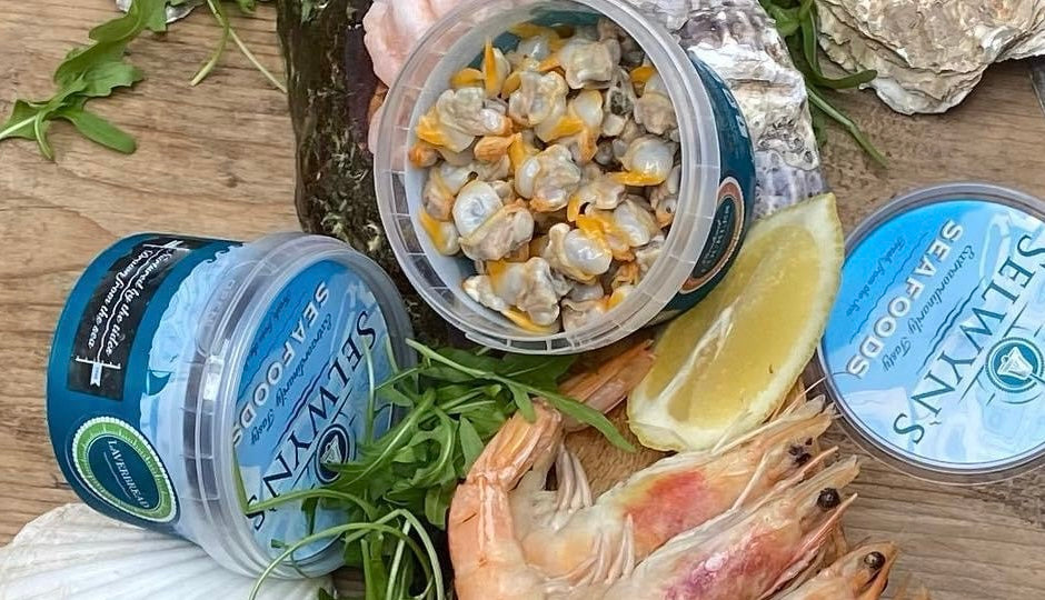 800g Cooked Cockles and 5 Laverbread Pots/Pouches